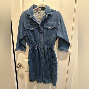Fads 90s vintage denim dress